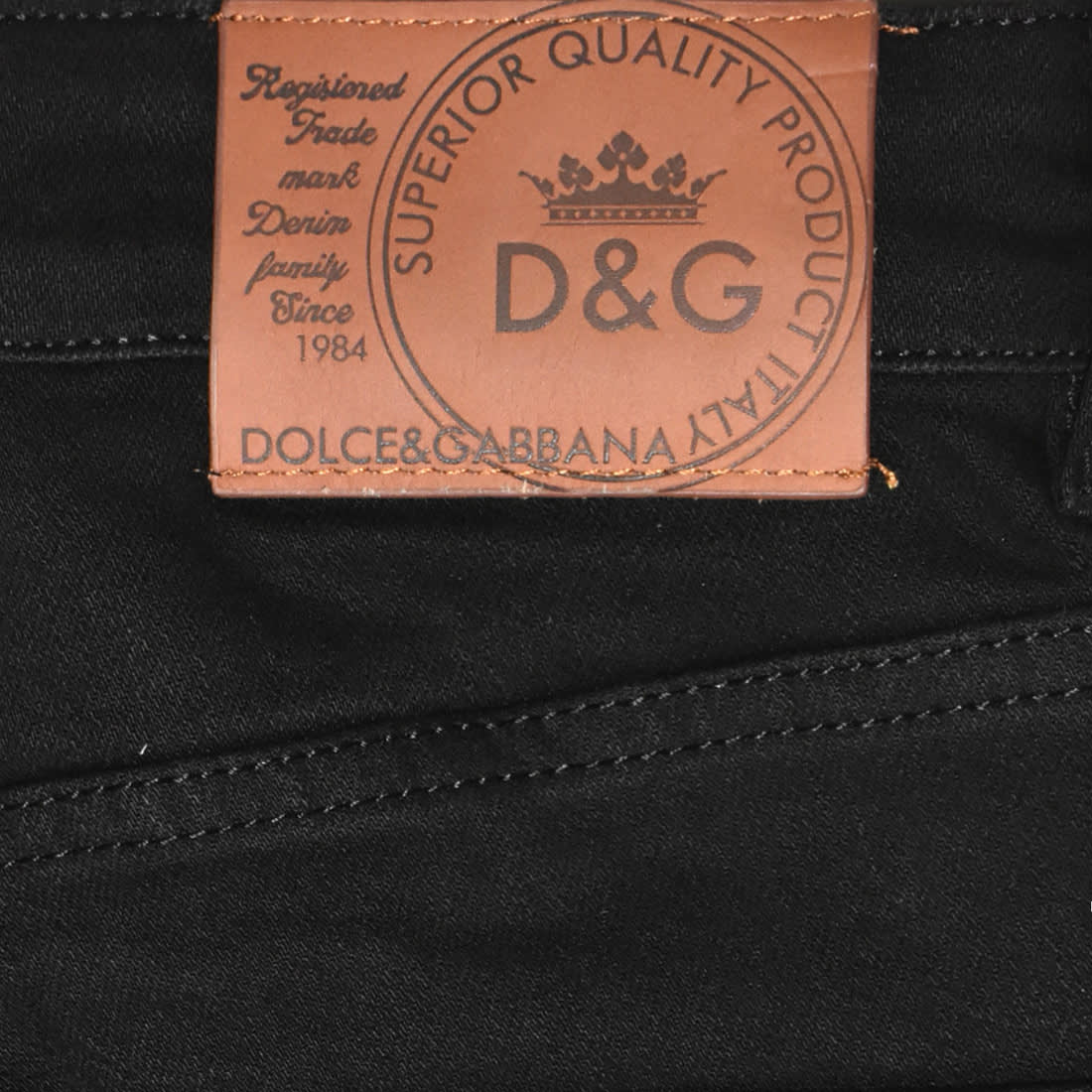 Dolce & Gabbana Black Ripped Premium Jeans-4