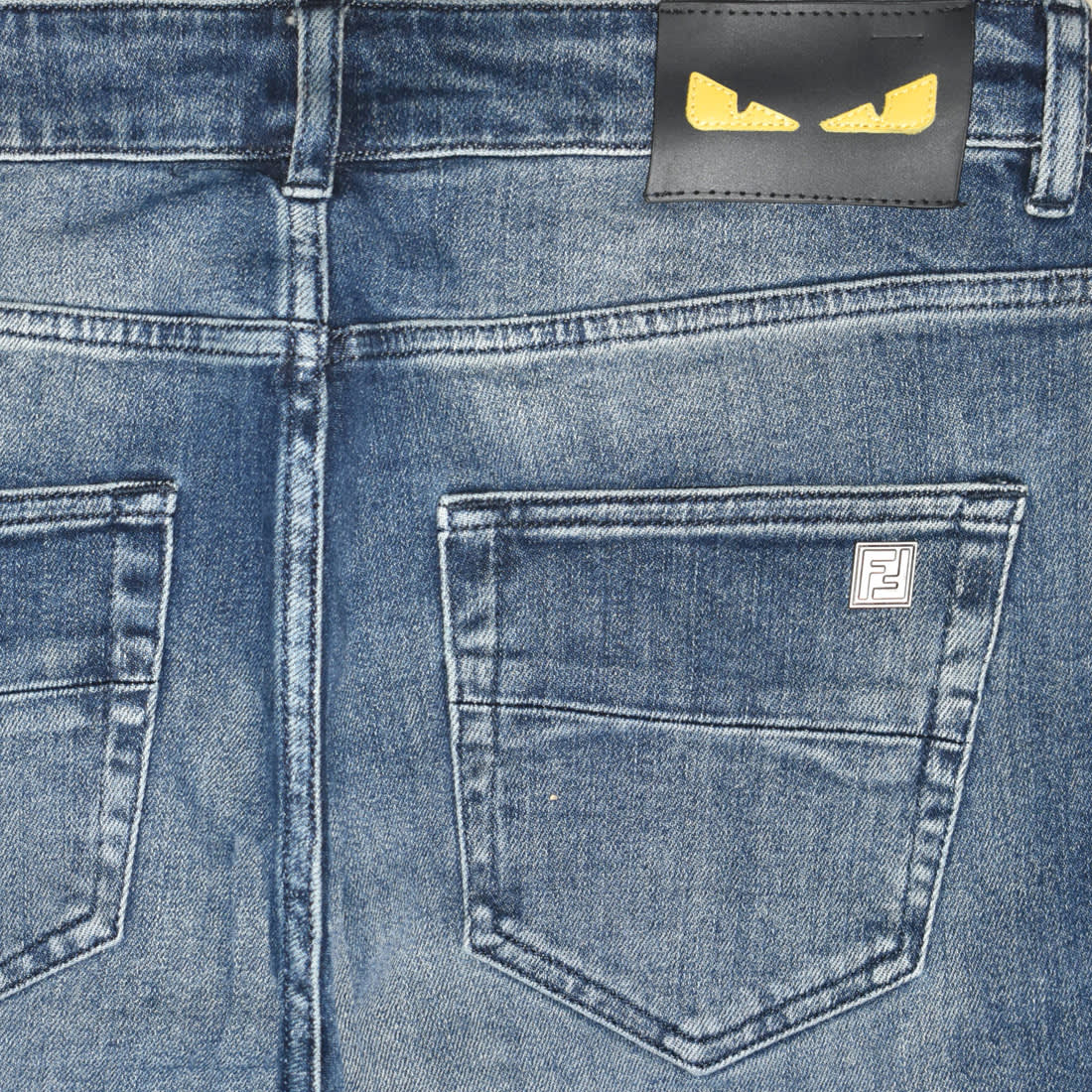 Fendi Blue Premium Quality Jeans-3