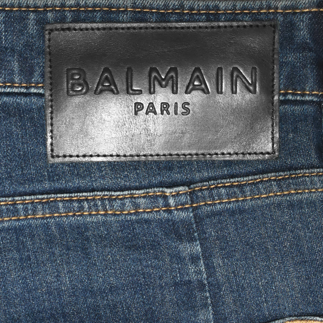 Balmain Dark Blue Premium Quality Jeans-4