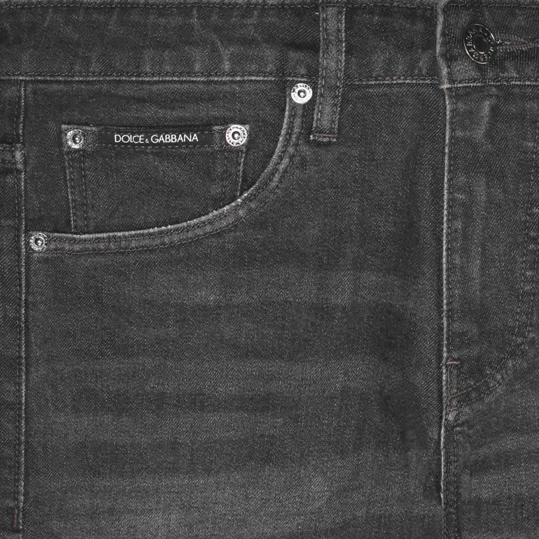 Dolce & Gabbana Black Premium Quality Denim Jeans-2