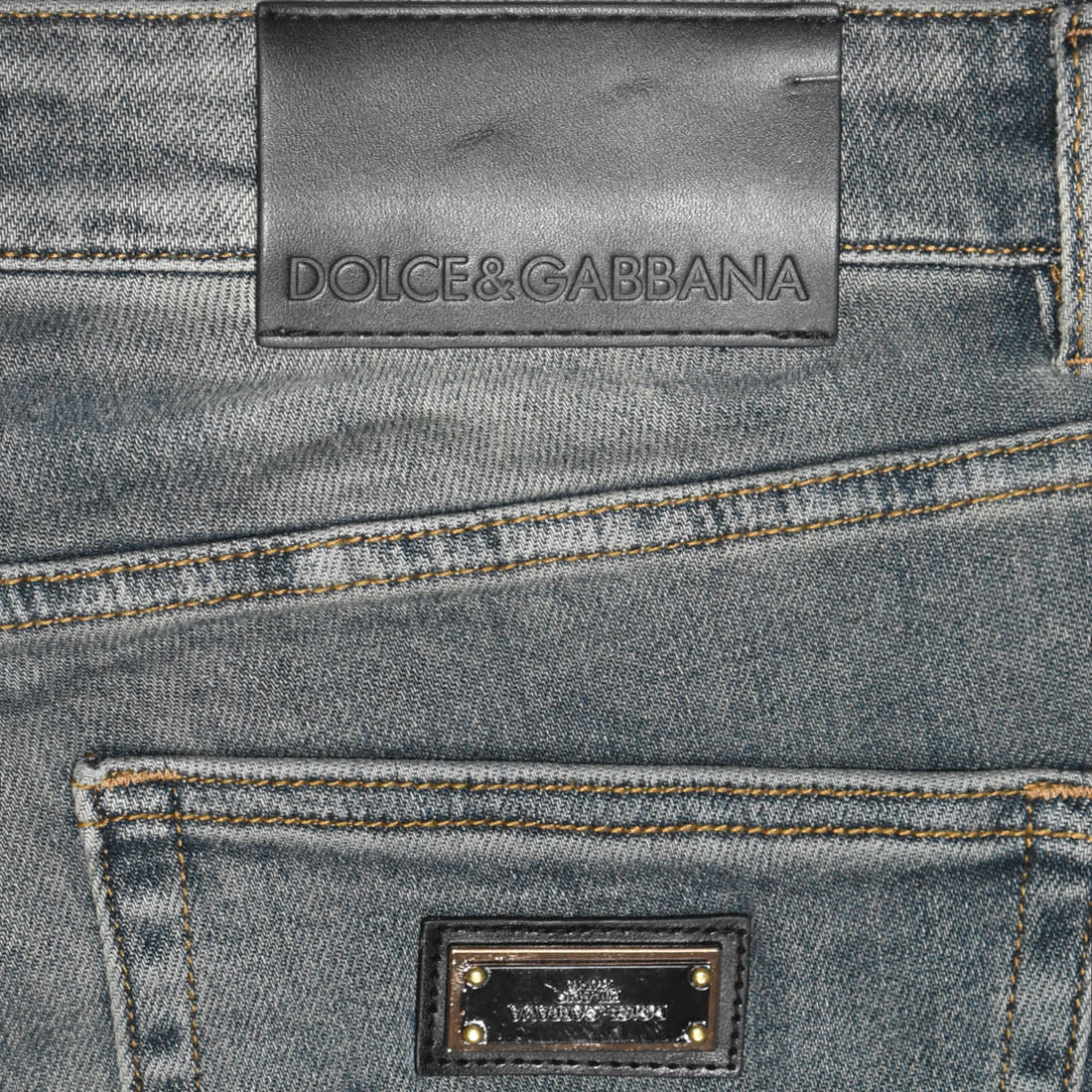 Dolce & Gabbana Grey Premium Quality Jeans-4