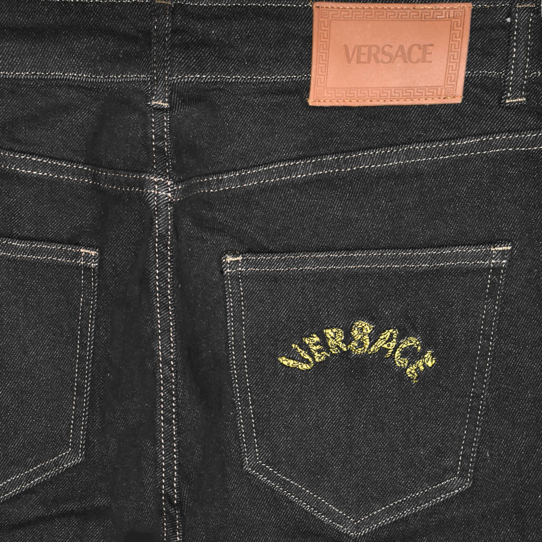 Versace Black Premium Quality Denim Jeans-3