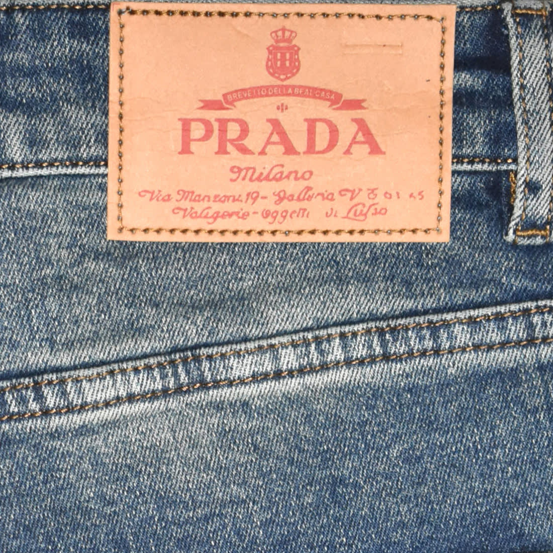 Prada Dark Blue Premium Quality Jeans-4