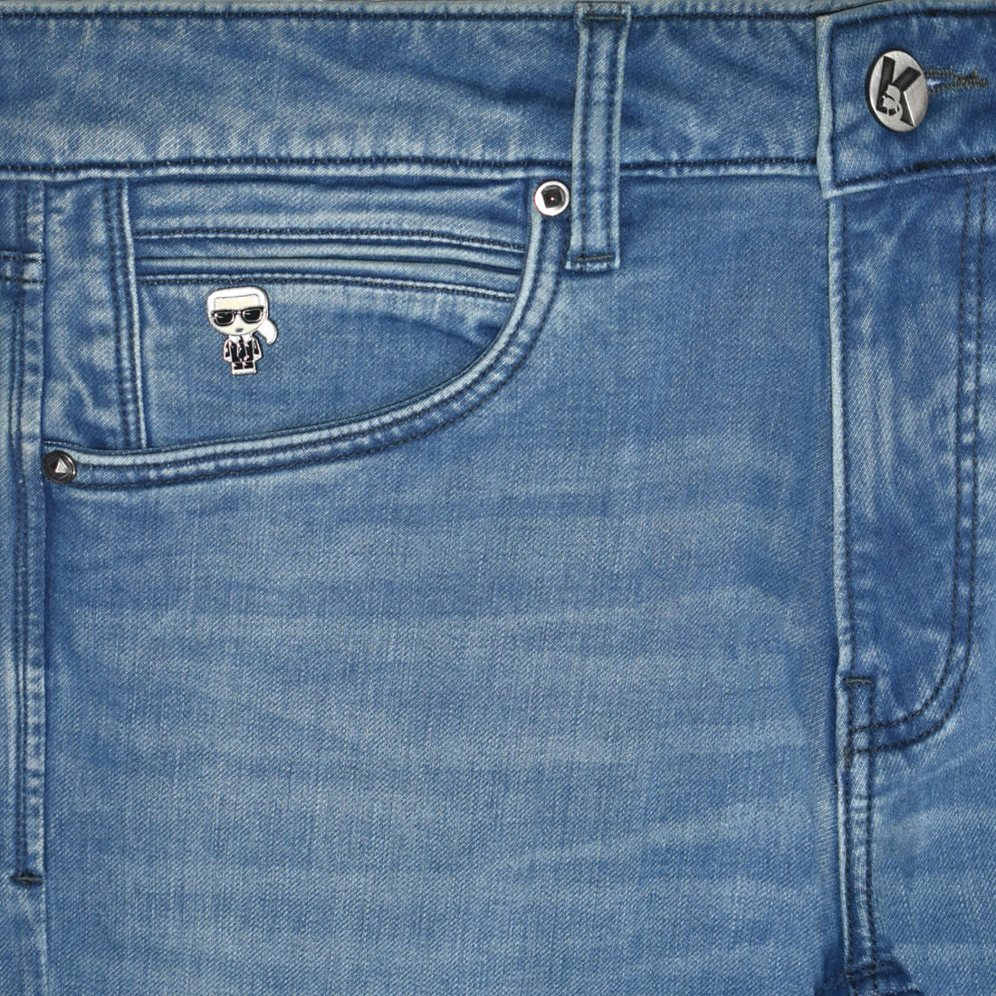 Karl Lagerfeld Light Blue Premium Quality Jeans-2