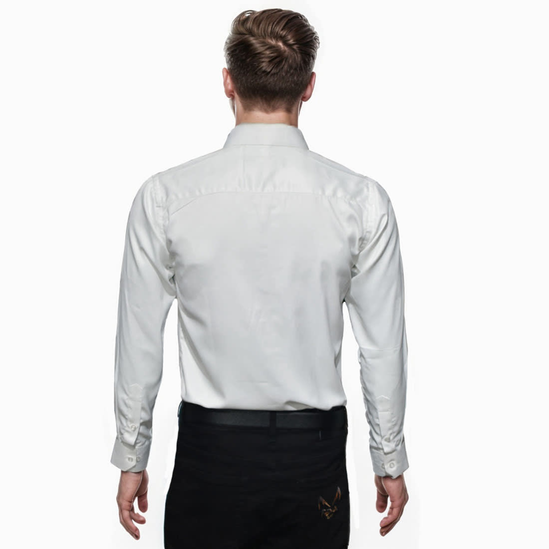 Balmain Embroidered White Premium Quality Shirt-1