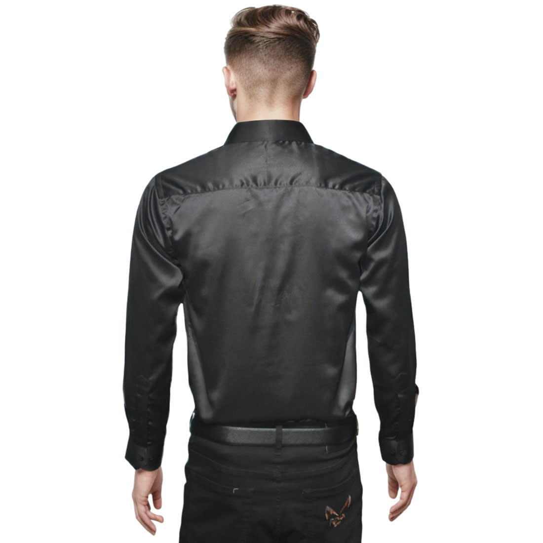 Balmain Embroidered Black Premium Quality Shirt-1