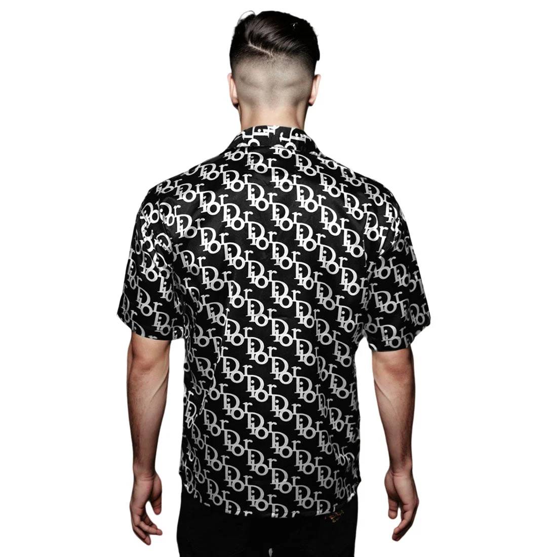 Dior White Premium Quality Logo Printed Shirt-1