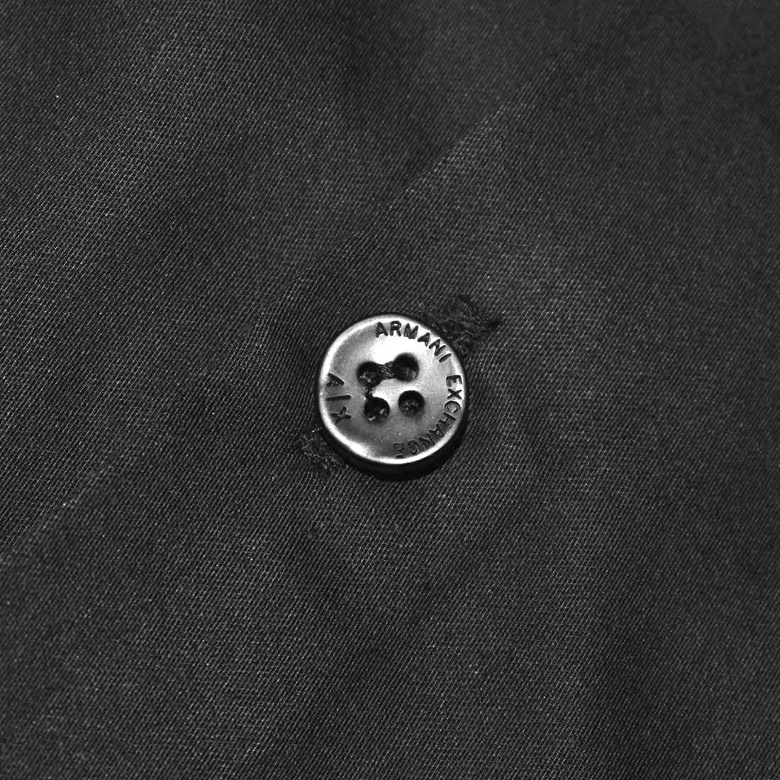 Armani Exchange Black Premium Logo Print Kids Shirt-3