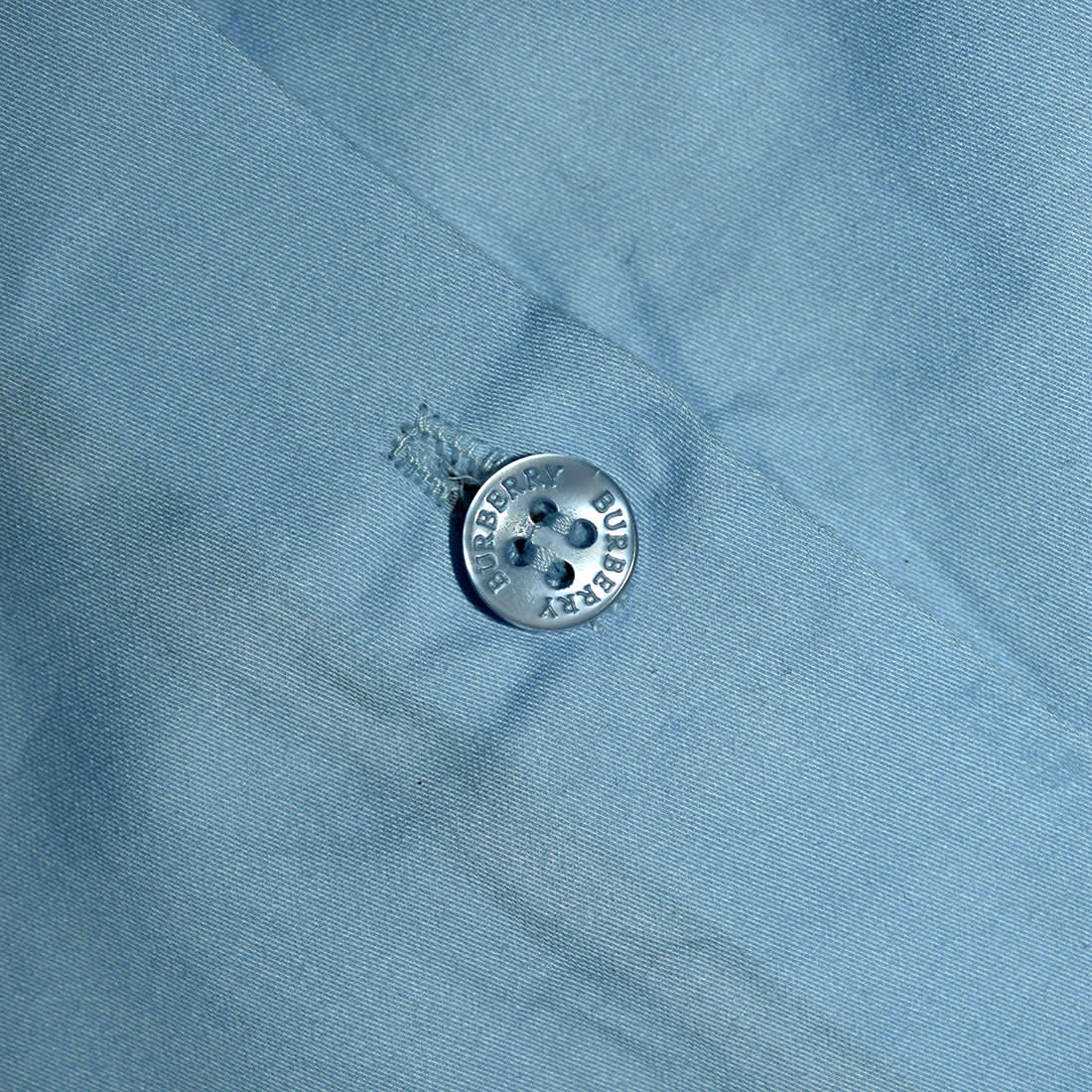 Burberry Embroidered Premium Sky Blue Kids Shirt-6