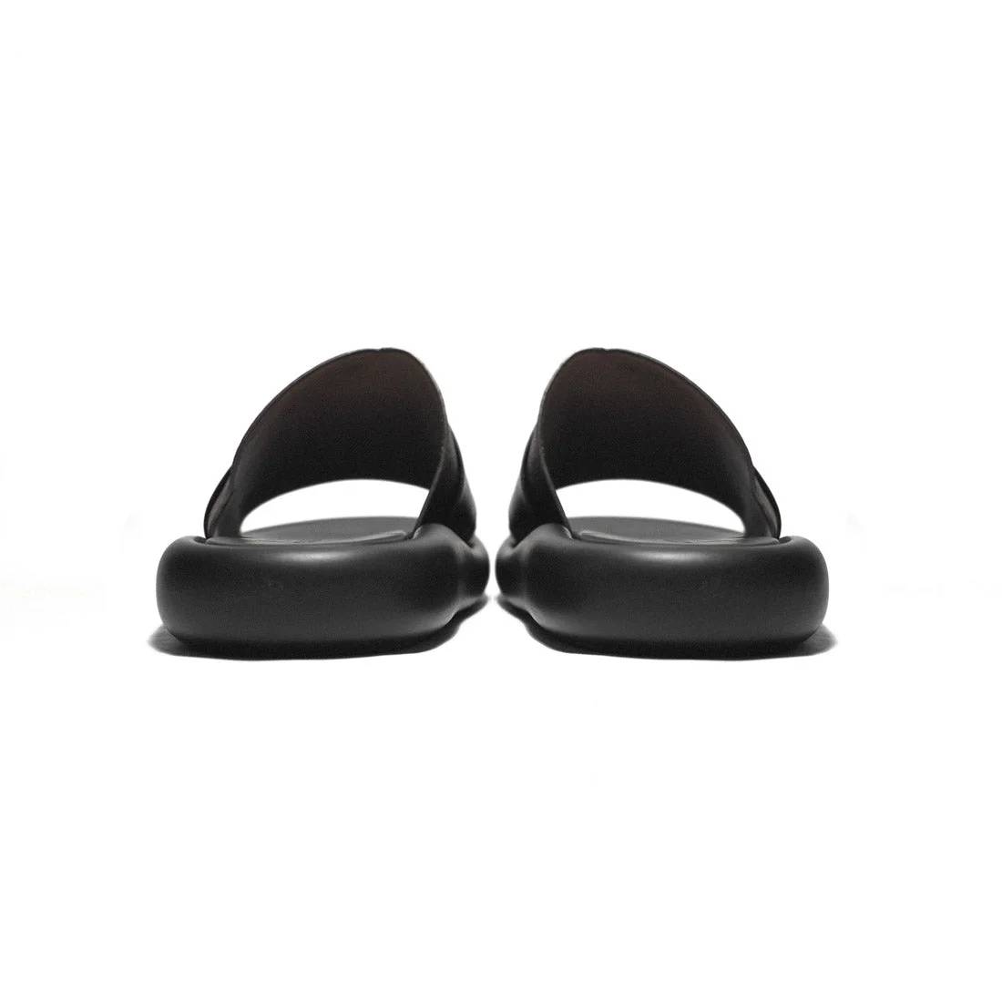 Louis Vuitton Brown & Black Premium Quality Men's Logo Flip-flops-5
