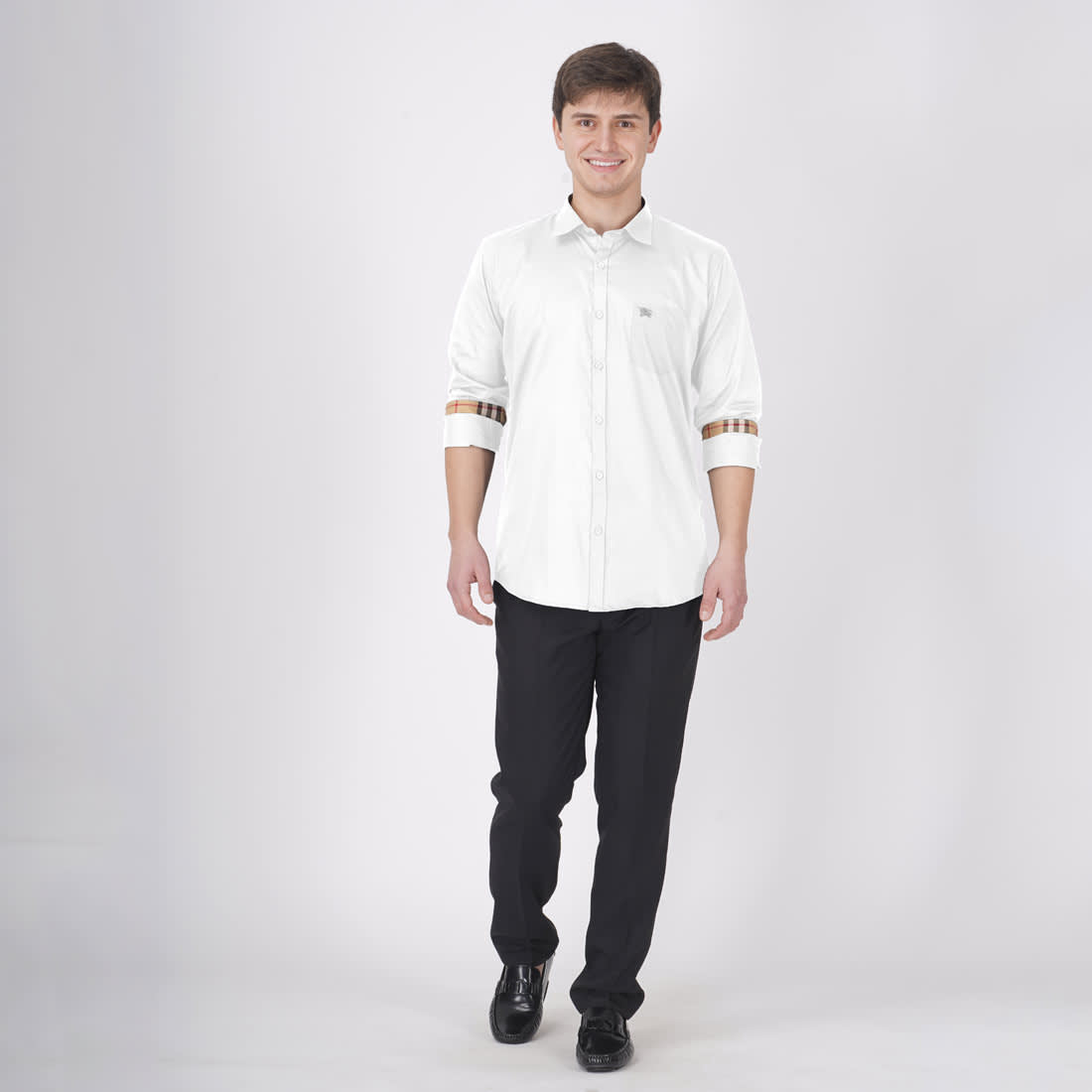 Burberry White Premium Quality Shirt-4