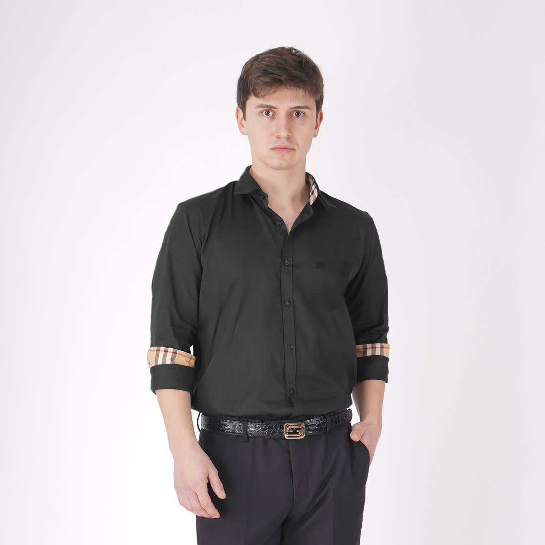 Burberry Black Premium Quality Shirt-0