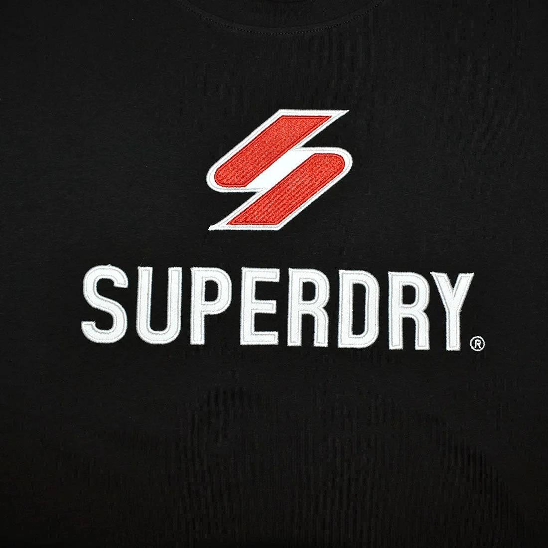 Superdry Black Premium Quality Women T-shirt-3