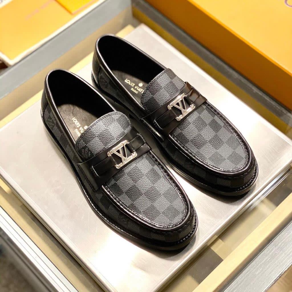 Louis Vuitton Black Premium Quality Loafers-0