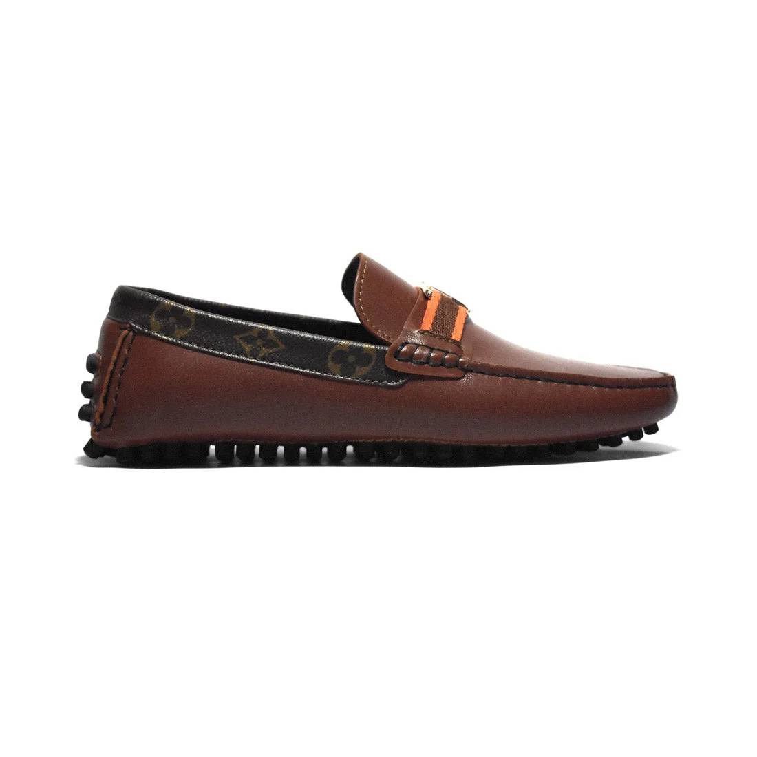 Louis Vuitton Brown Premium Quality Loafers-2