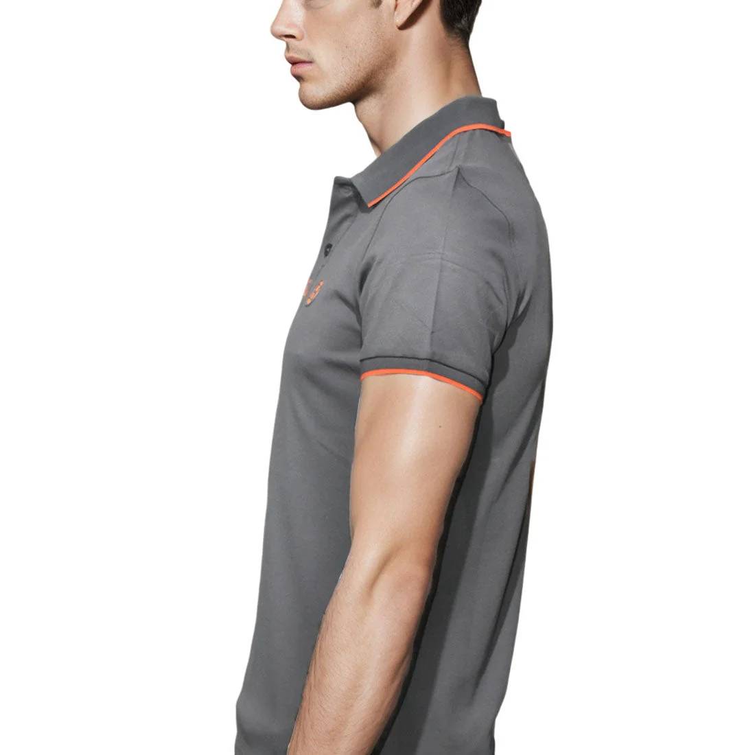 Hermes Dark Grey Premium Quality Half Sleeve T-shirt-2