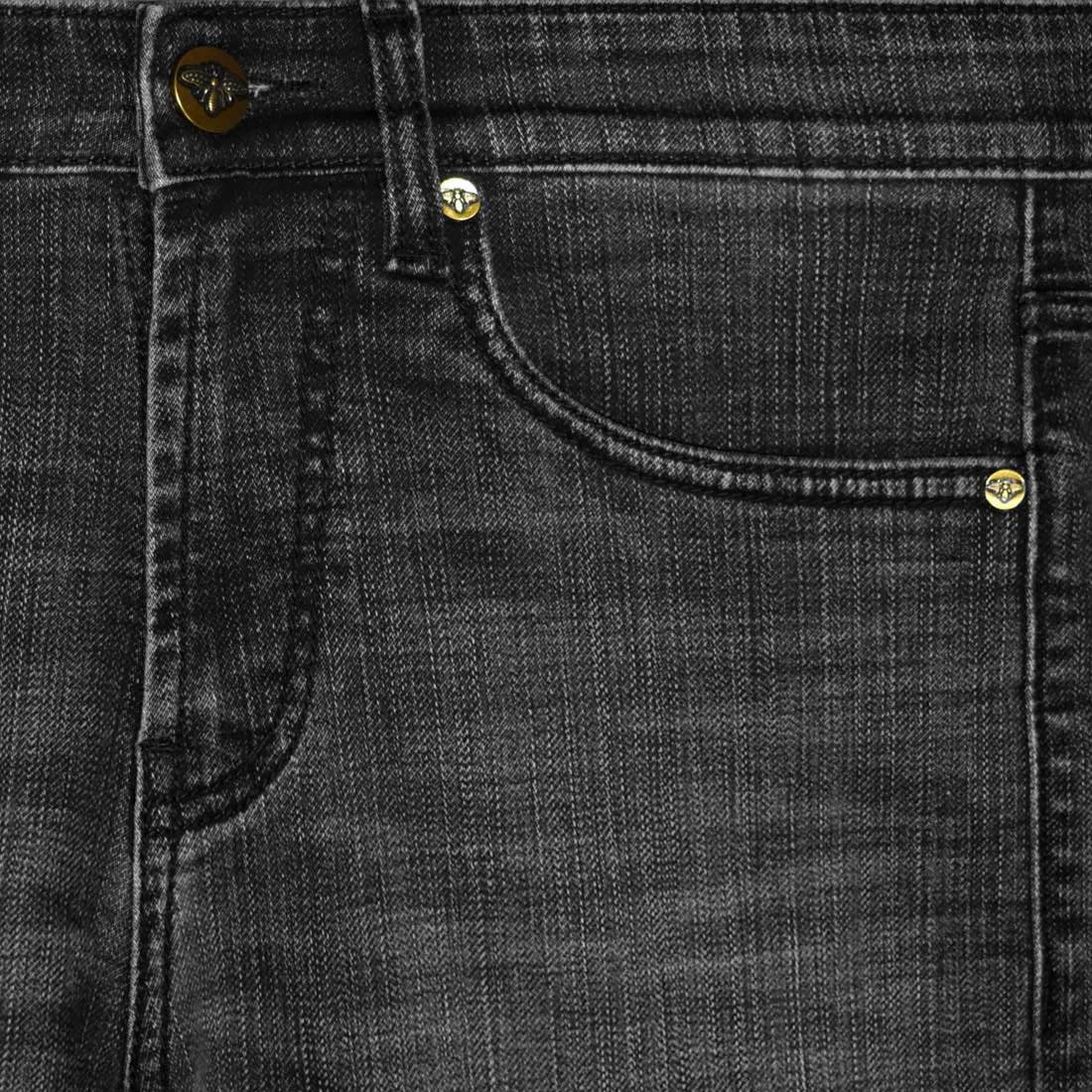 Gucci Dark Black Premium Quality Denim Jeans-1