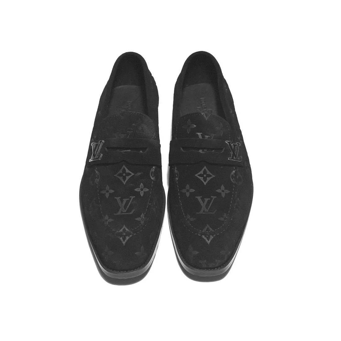 Louis Vuitton Black Premium Quality Men's Loafers-3