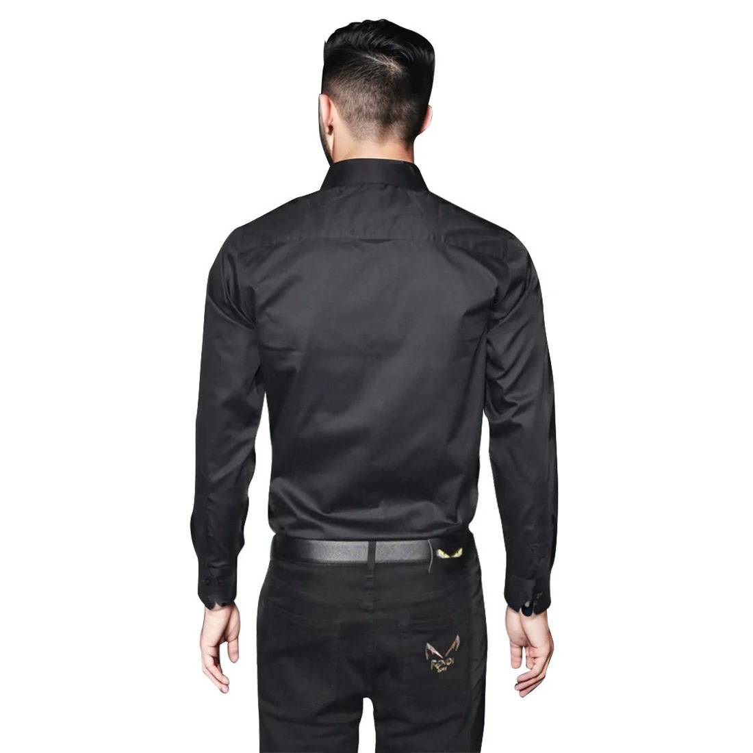 Louis Vuitton Black Premium Quality Men's Stylish Shirt-1