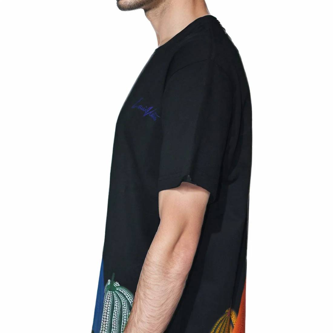 Louis Vuitton Black Pumpkins Print Premium T-shirt-3