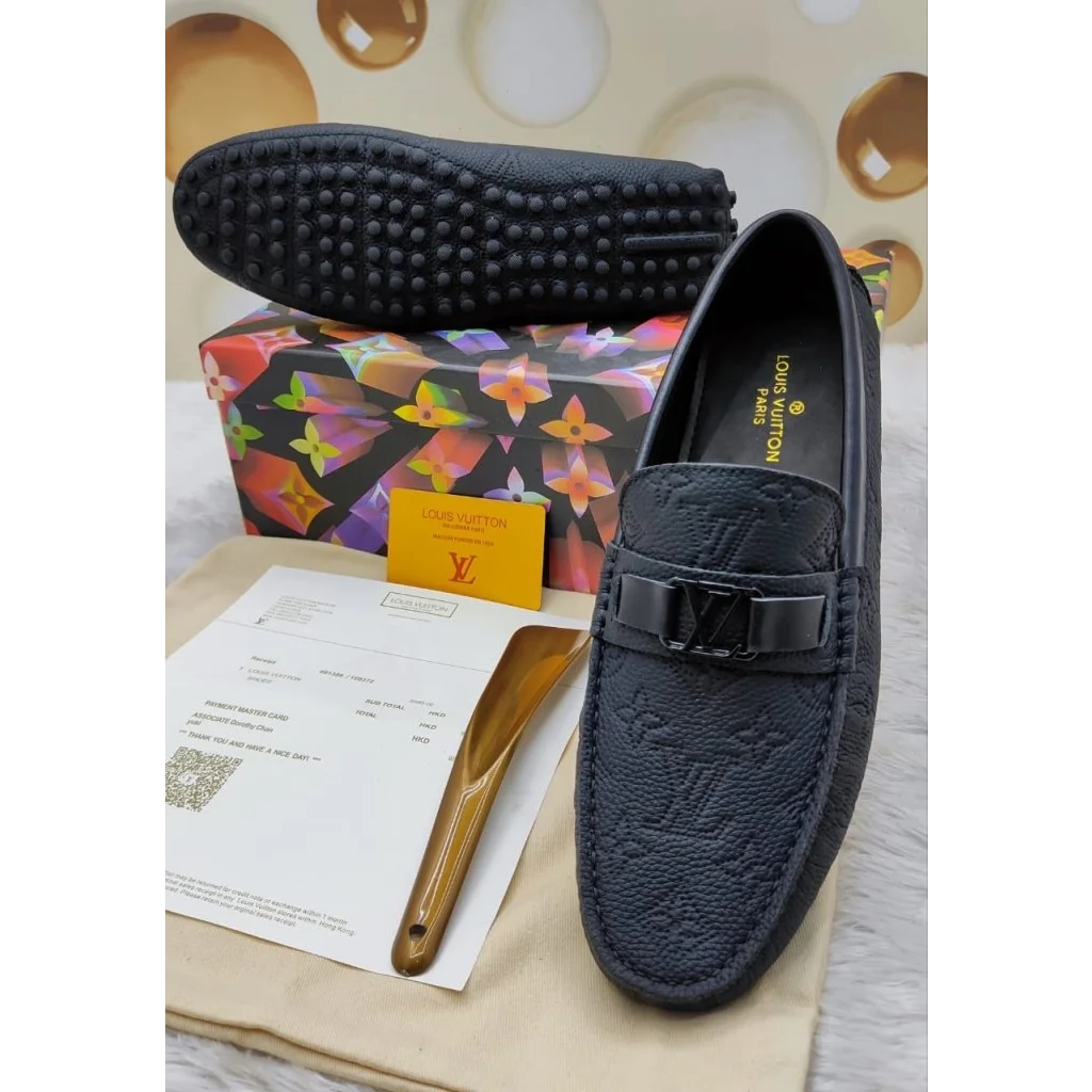 Louis Vuitton Black Premium Quality Loafers-0
