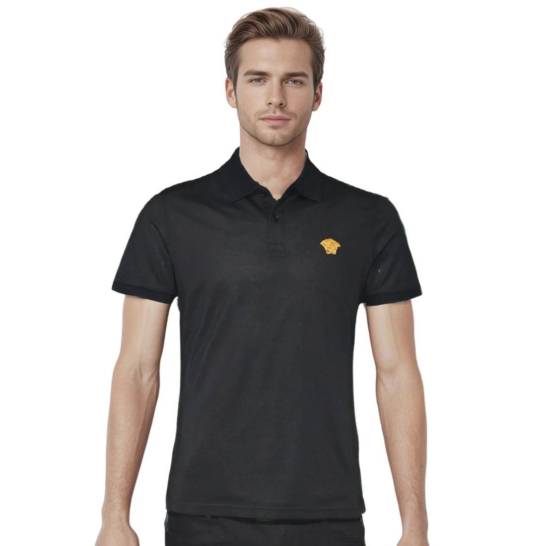 Versace Black Premium Quality T-shirt-3