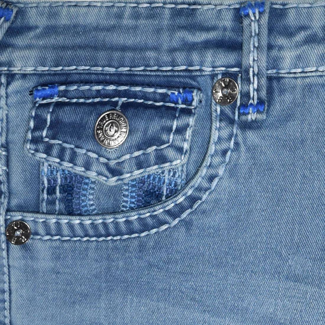 True Religion Light Blue Premium Quality Luxury Jeans-2