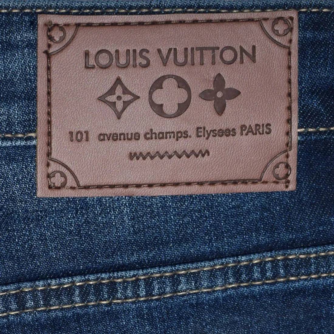 Louis Vuitton Blue Premium Quality Jeans-5