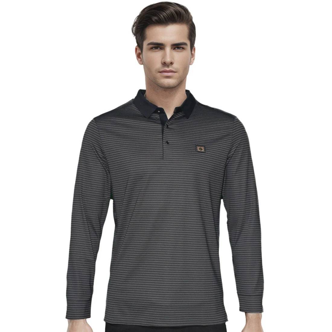 Zegna Black Premium Quality Full Sleeve T-shirt-0