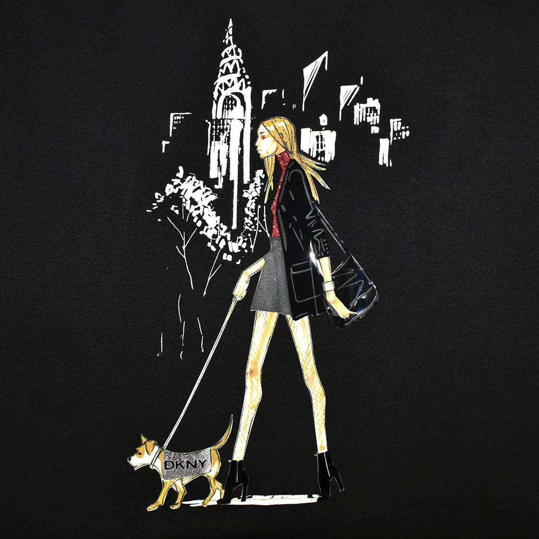 DKNY Black Premium Quality Dress-4