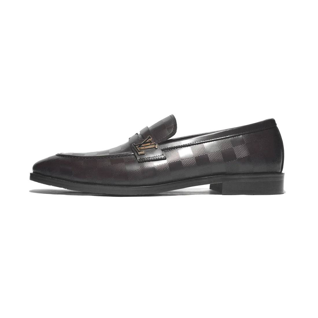 Louis Vuitton Brown Premium Quality Loafers-1