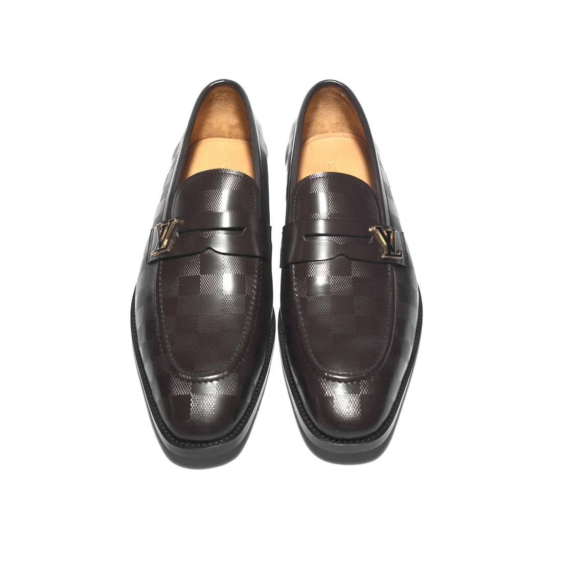 Louis Vuitton Brown Premium Quality Loafers-3