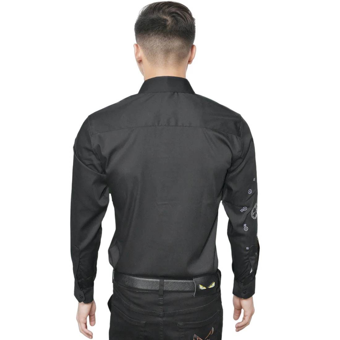 Louis Vuitton Black Premium Quality Designer Men's Shirt-1