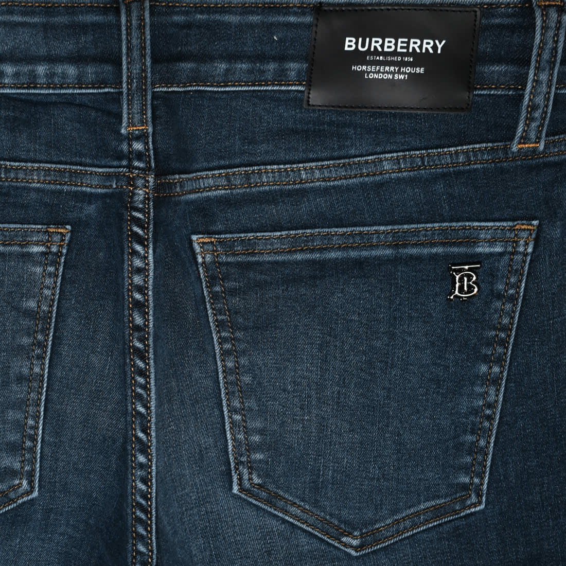 Burberry Navy Blue Premium Quality Jeans-3