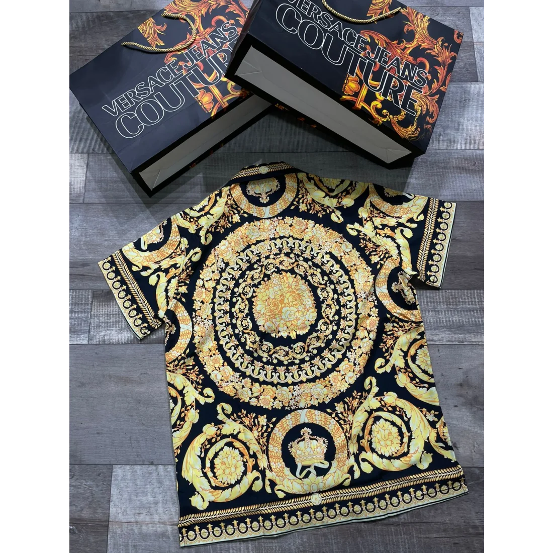 Versace Barocco Silk Shirt-1
