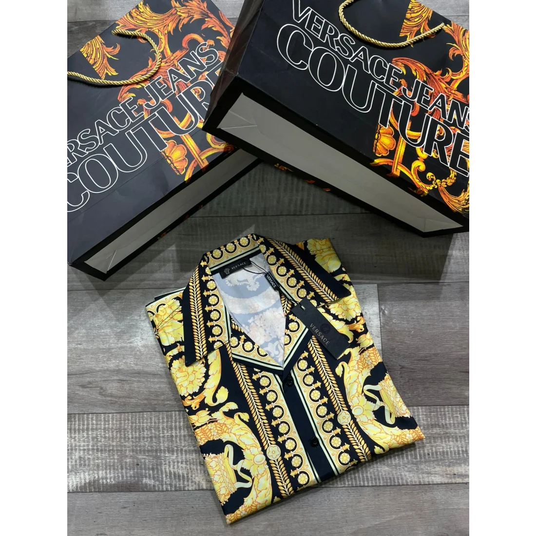 Versace Barocco Silk Shirt-2
