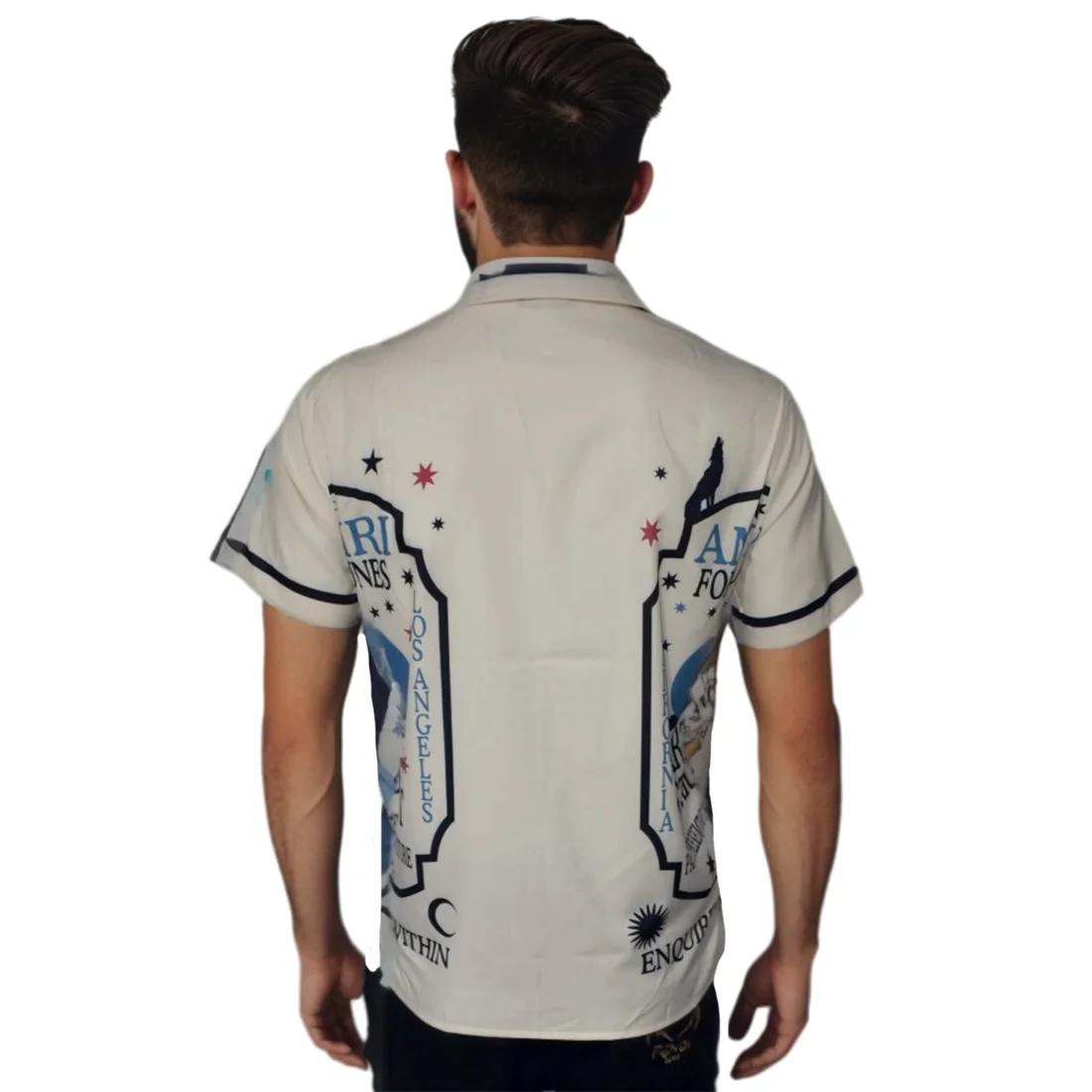 Amiri Fortune Bowling Shirt-1