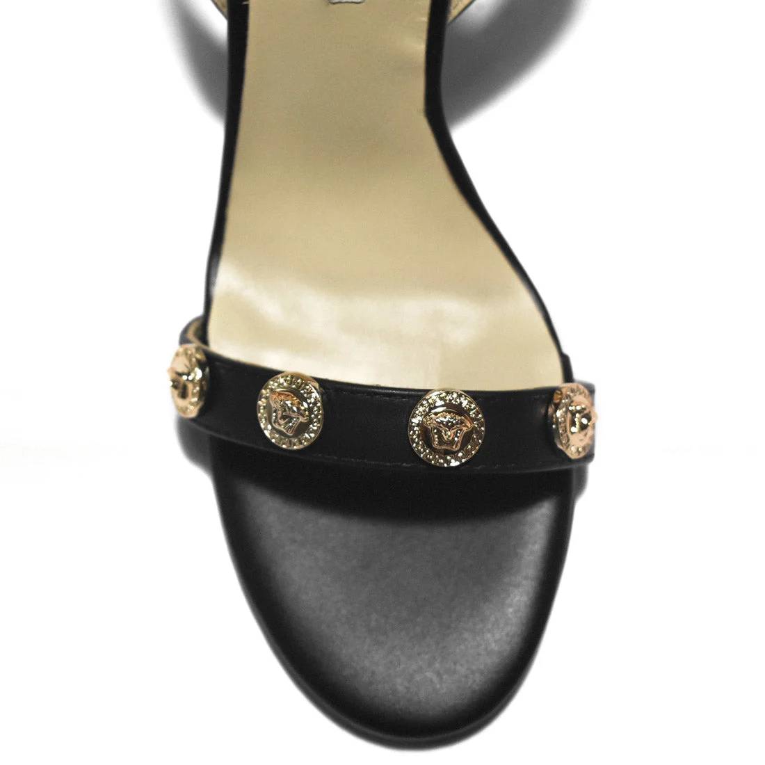 Versace Black Premium Quality Heels Sandals-3