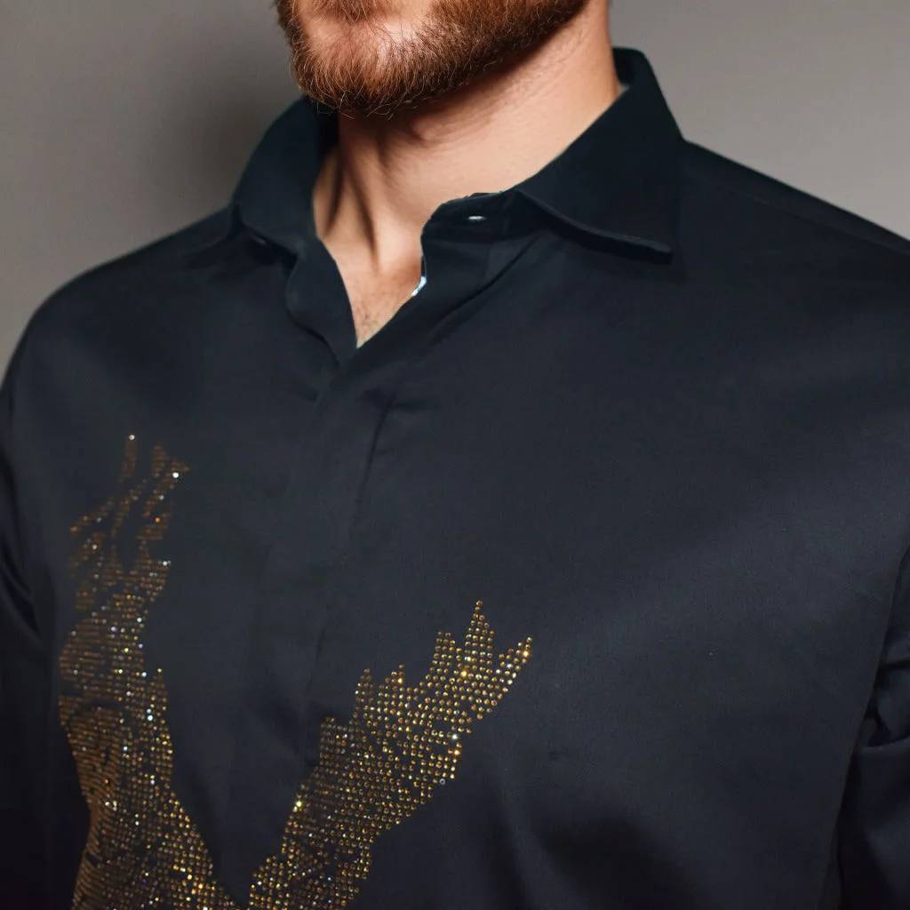 Armani Exchange Black Premium Quality Shirt-2