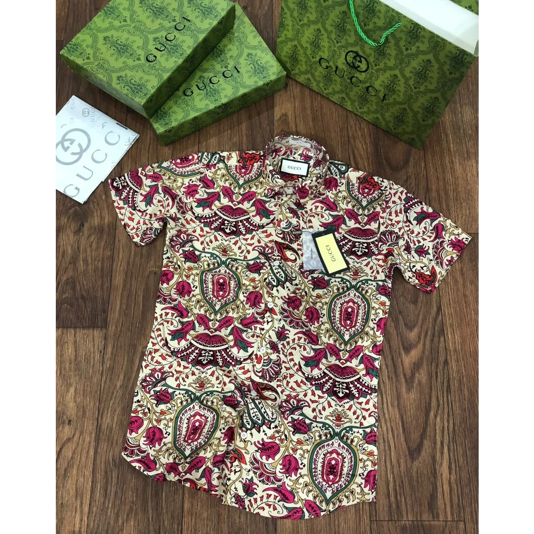 Gucci Multi Color Premium Quality Shirt-5