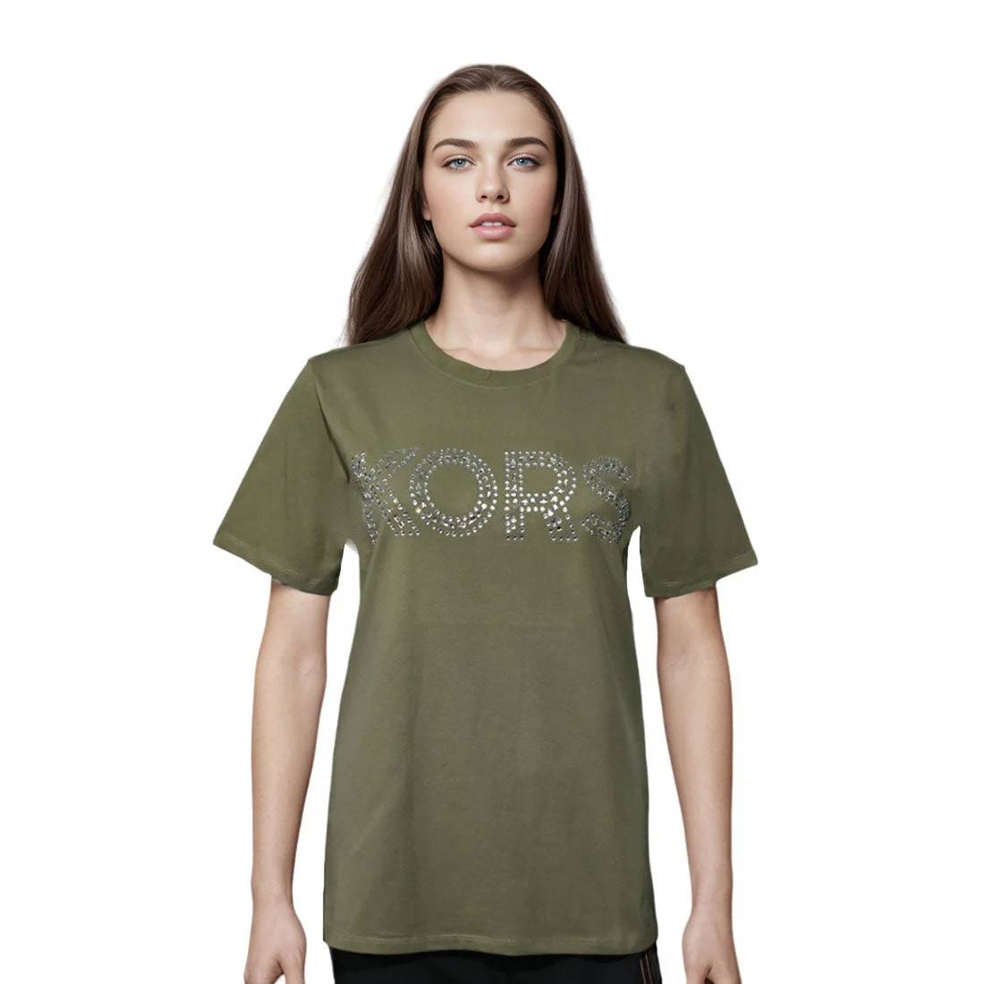 Michael Kors Green Premium Quality Women T-shirt-0