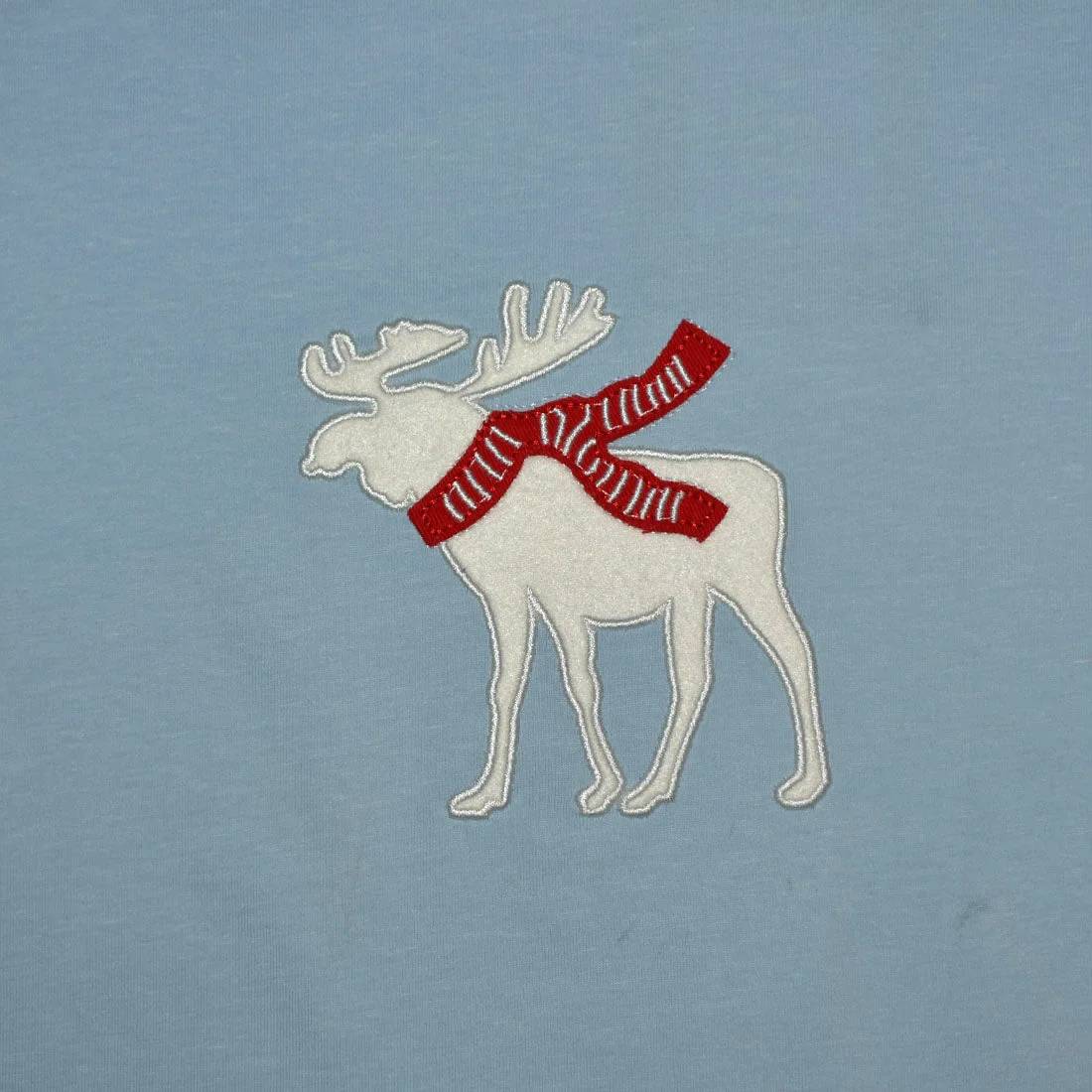 Abercrombie Light Blue Premium Quality Women T-shirt-3