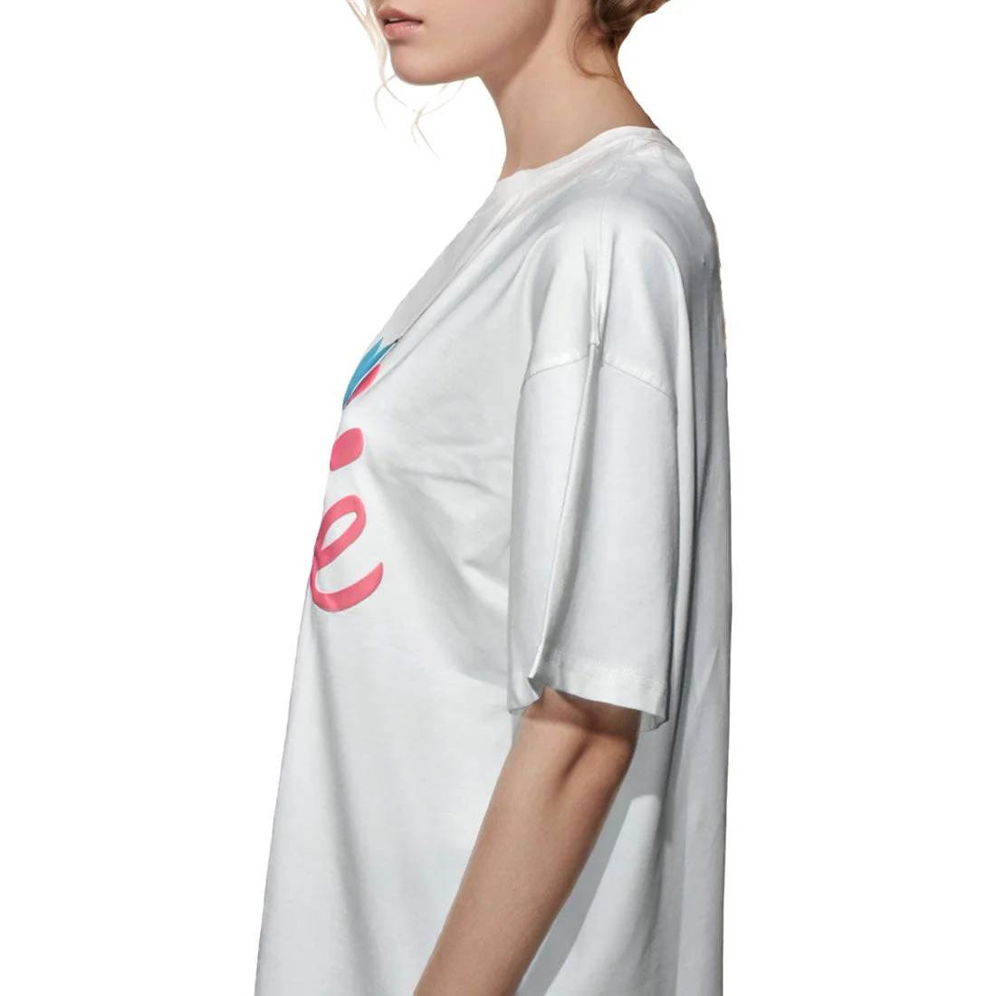 Zara White Premium Quality Women T-shirt-2