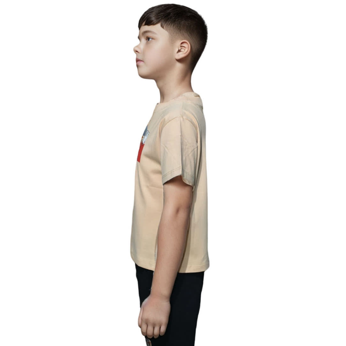 Gucci Baby Seal Print Brown Premium Kids T-shirt-2