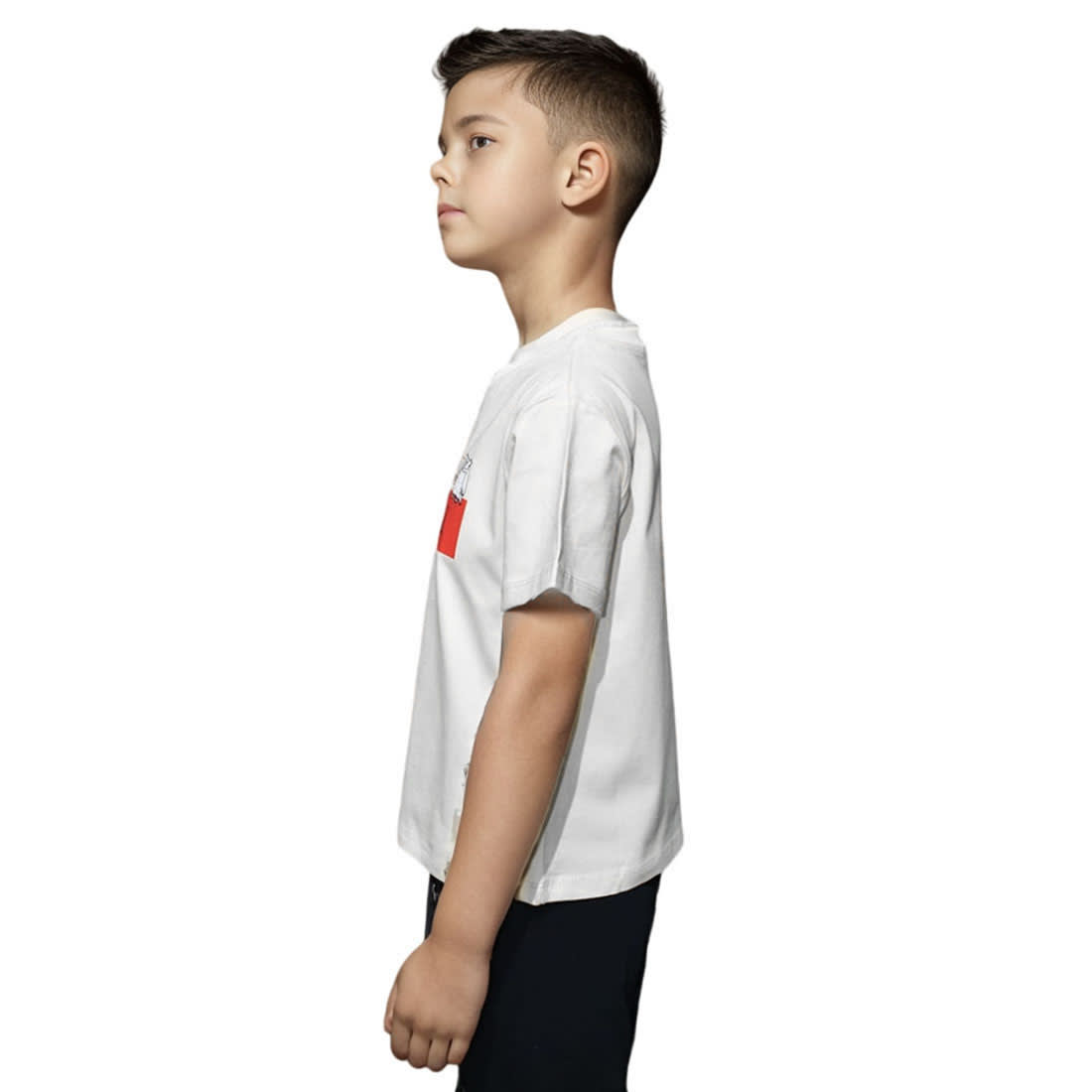 Gucci Baby White Premium Seal Print Kids T-shirt-2