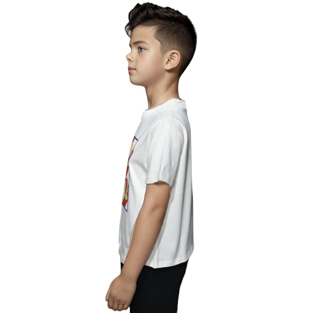 Gucci White Premium Quality Kids T-shirt-2
