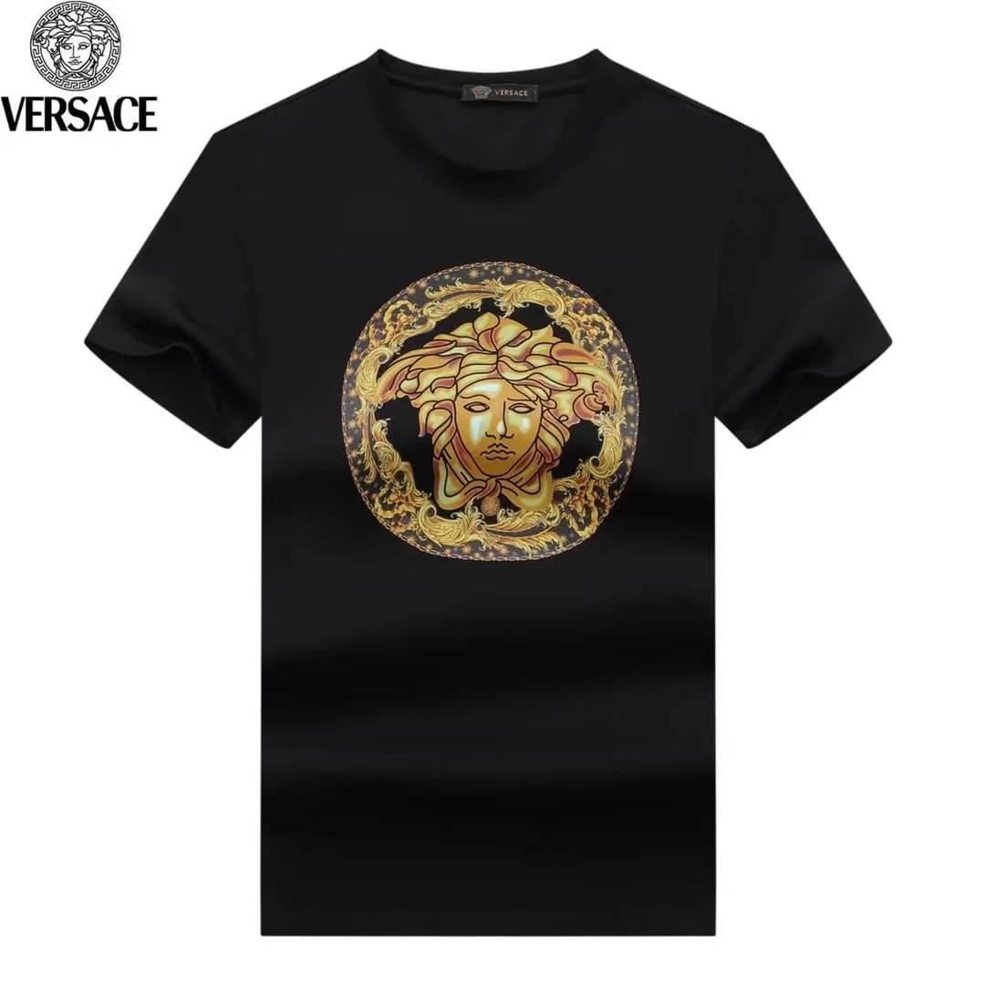 Versace Black Premium Quality Tees-0
