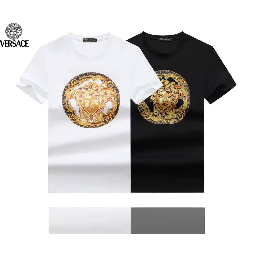 Versace Black Premium Quality Tees-2