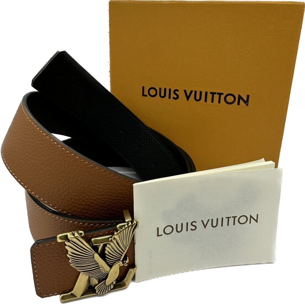 Louis Vuitton Brown Premium Quality Belt-1
