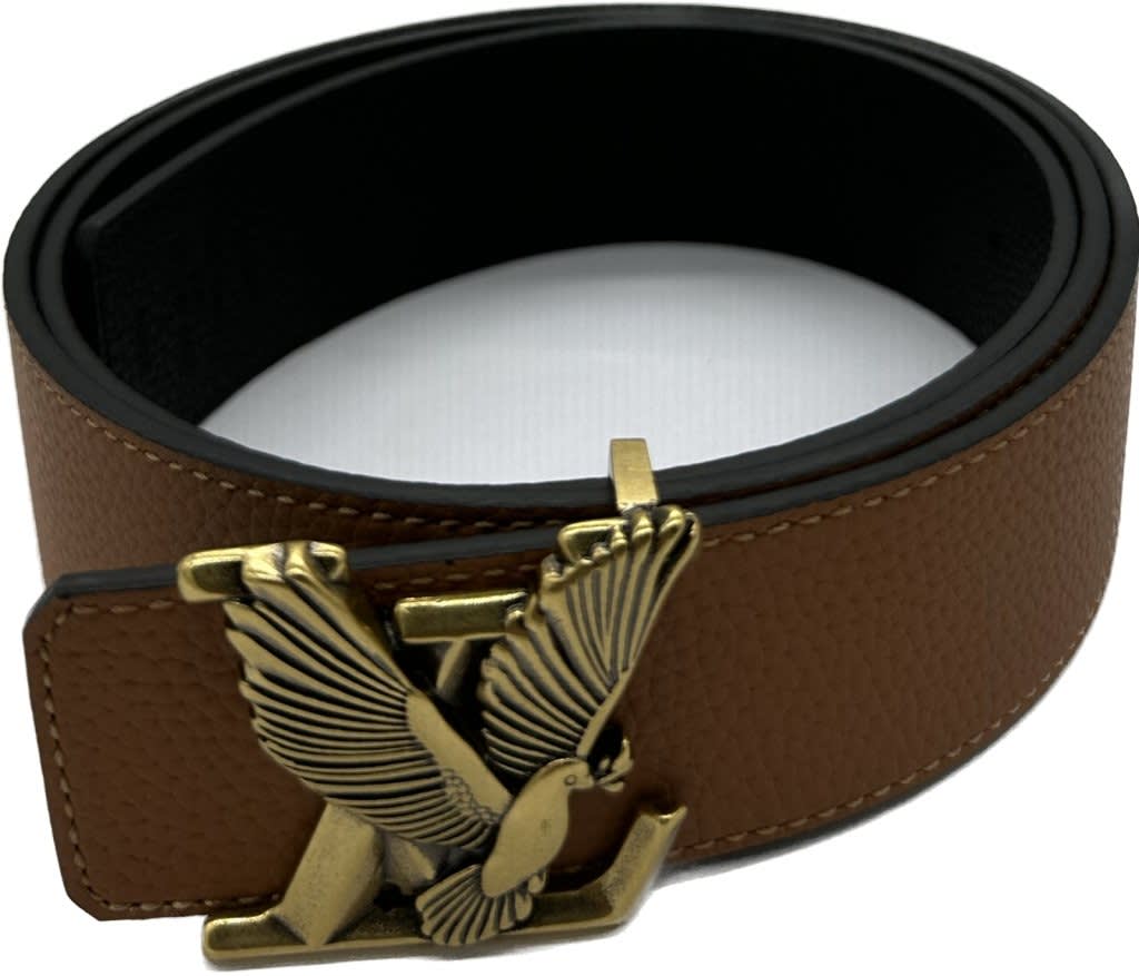 Louis Vuitton Brown Premium Quality Belt-3